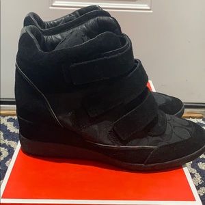 Coach wedge shoes